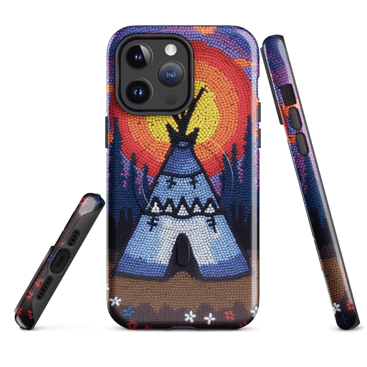Sunrise Teepee Faux-Beaded iPhone® Case product image (4)