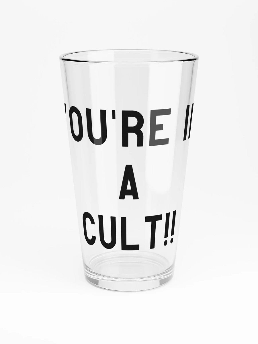 Pris- You're In A Cult - Black Glossy Mug -Shaker Pint Glass product image (3)
