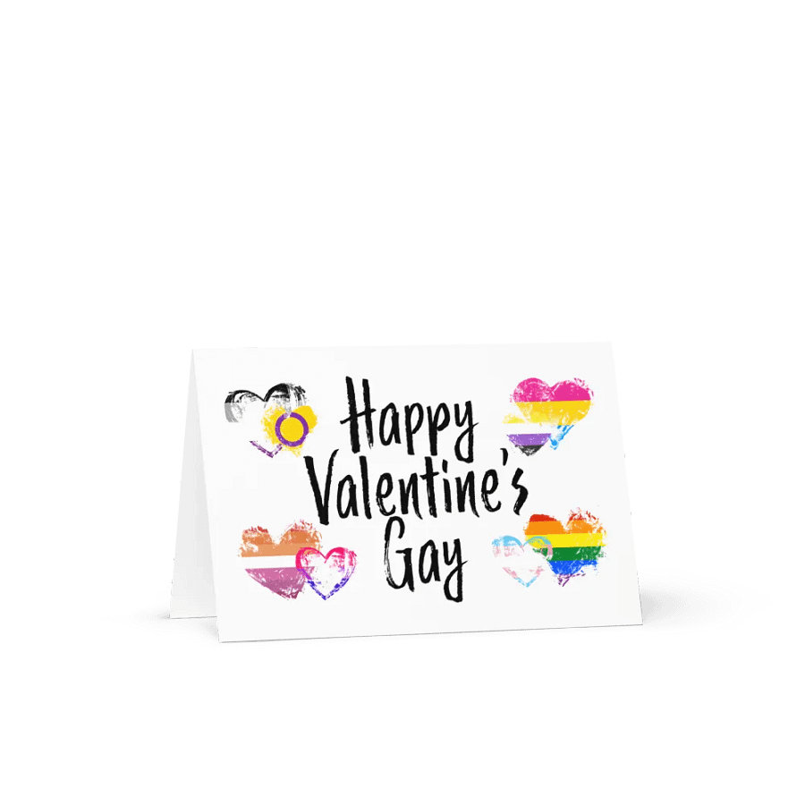 Happy Valentine's Gay Card product image (1)