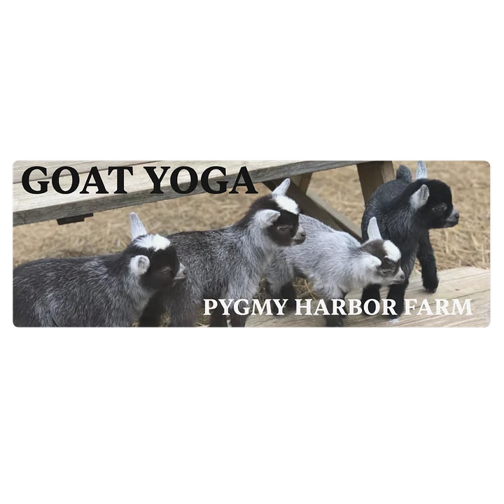 BABY PYGMY GOATS YOGA MAT product image (1)