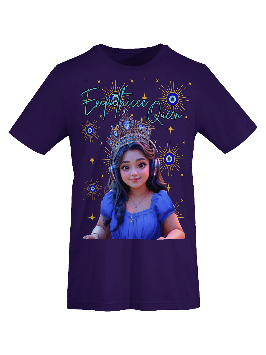 Empathic Queen Cartoon Crown T-Shirt product image (7)