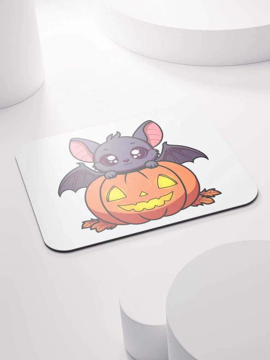 Festive Bat and Pumpkin Mouse Pad product image (4)