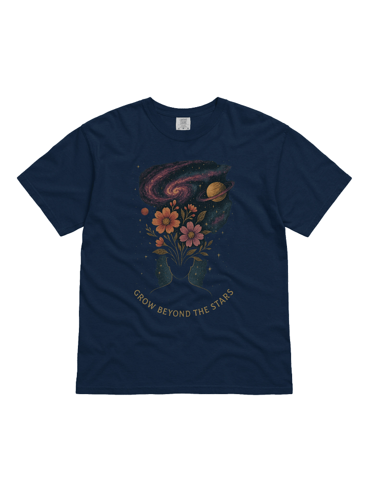 Cosmic Floral Silhouette T-Shirt product image (3)
