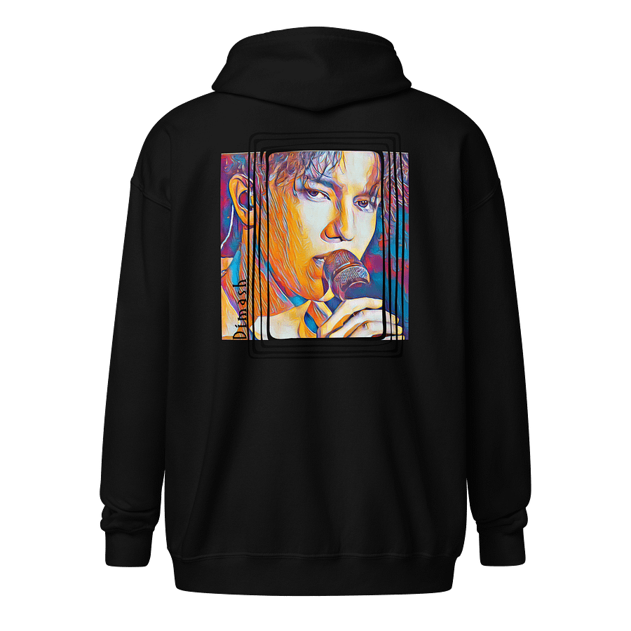 Singer From Kazakhstan Zippered Gildan Unisex Hoodie product image (1)