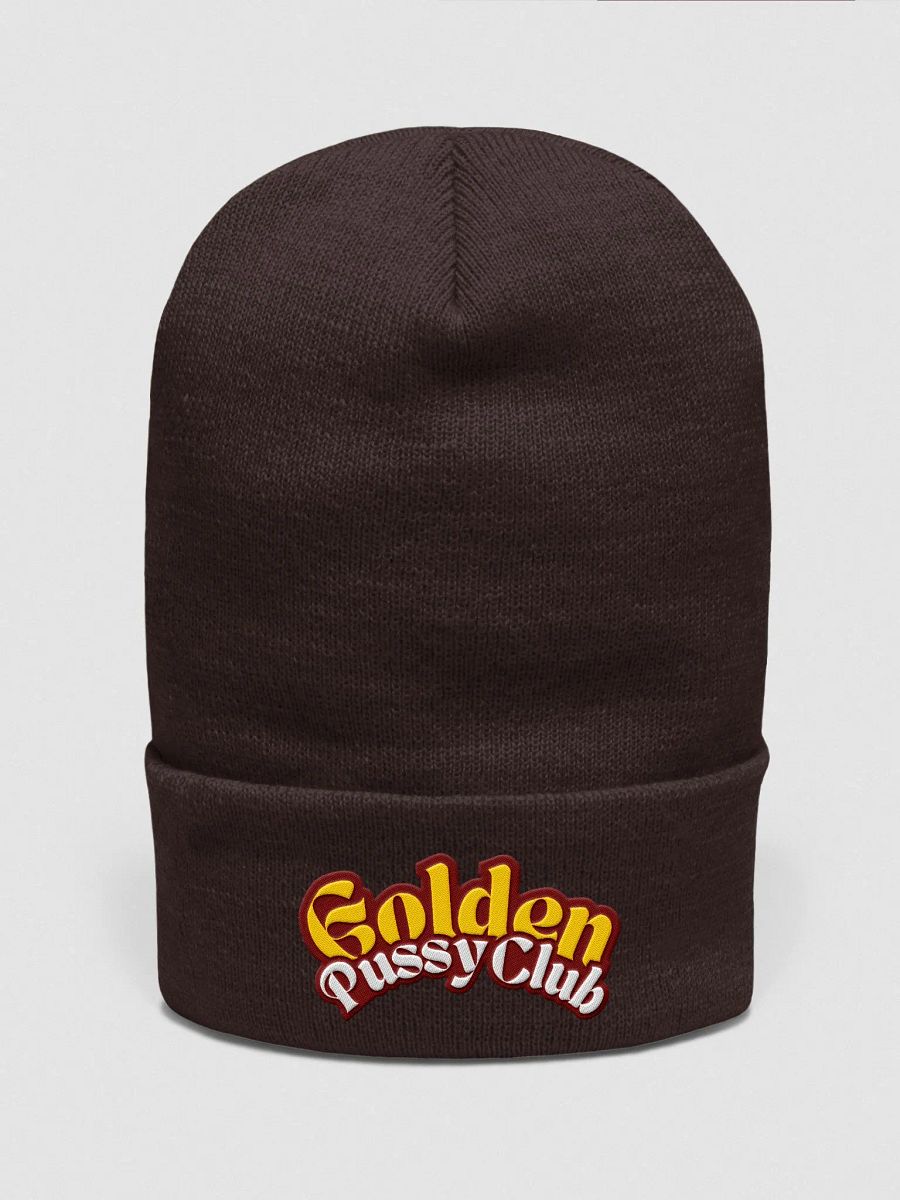 GOLDEN PUSSY CLUB cuffed beanie product image (1)