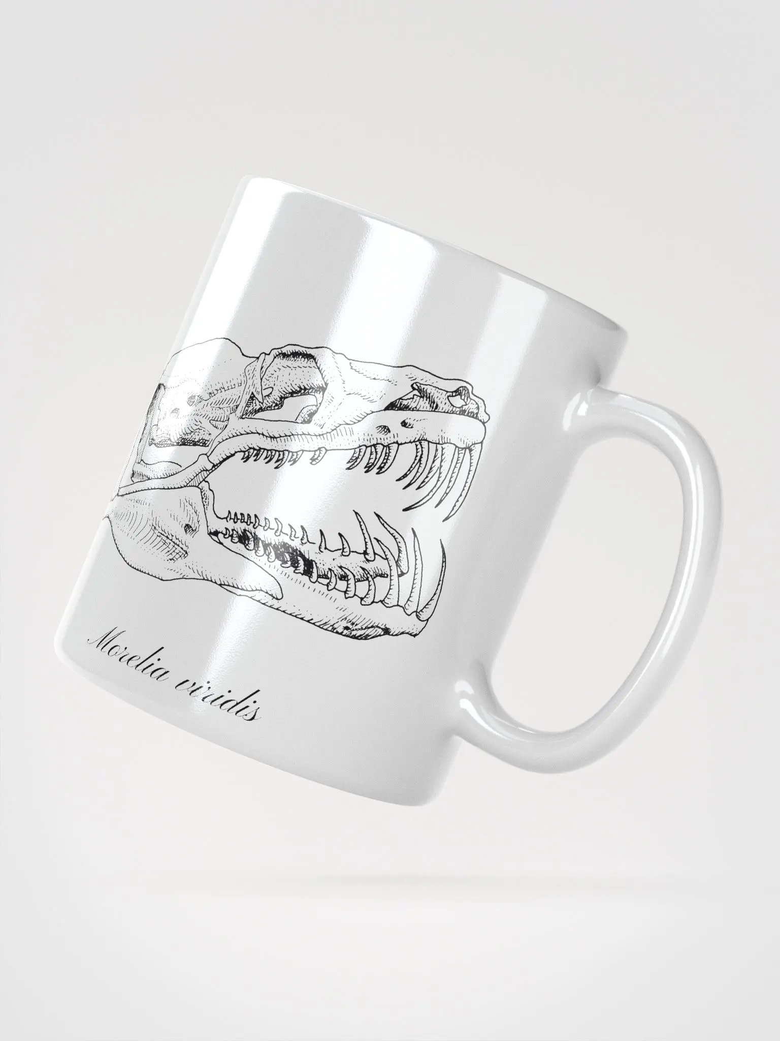 Green Python Skull mug product image (4)