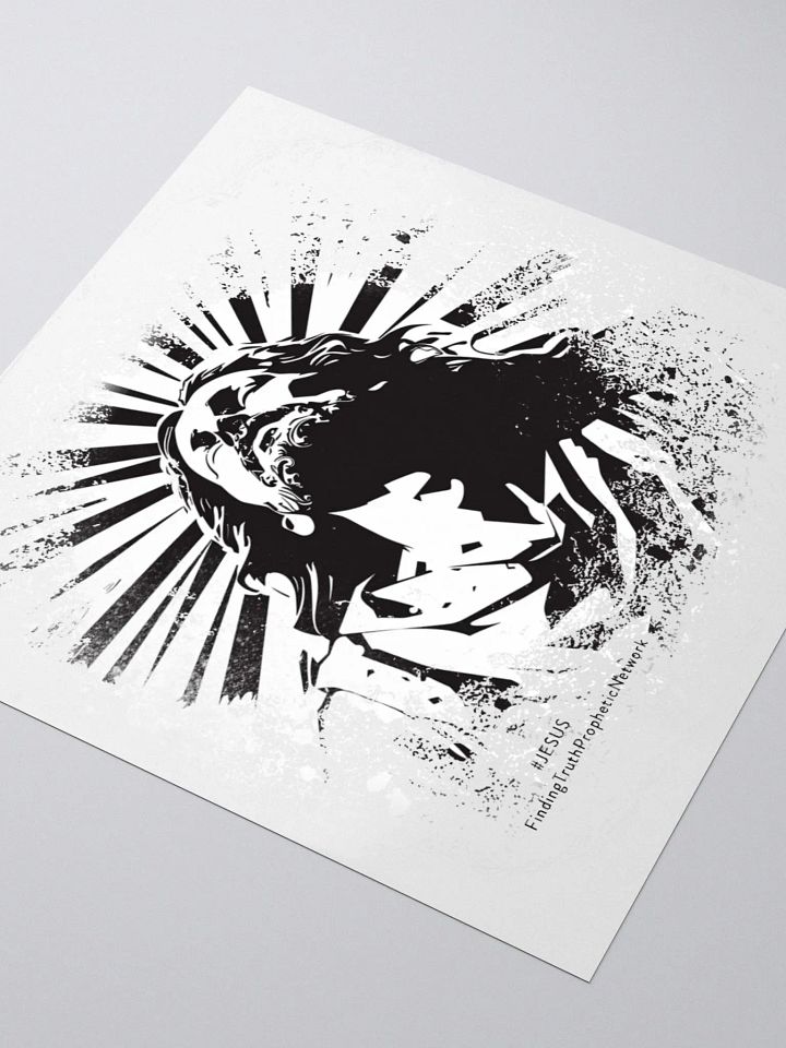 Radiant Jesus - Kiss Cut Stickers product image (2)