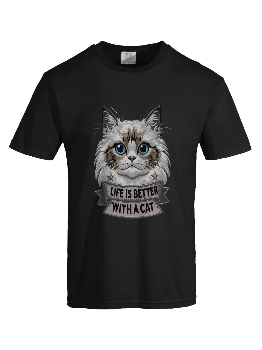 Fluffy Cat Bliss T-Shirt product image (97)