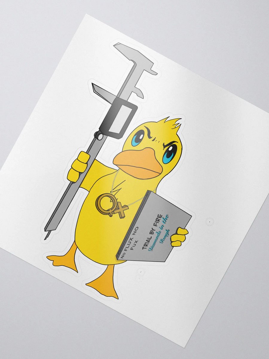 The DUQ Duck Sticker product image (2)