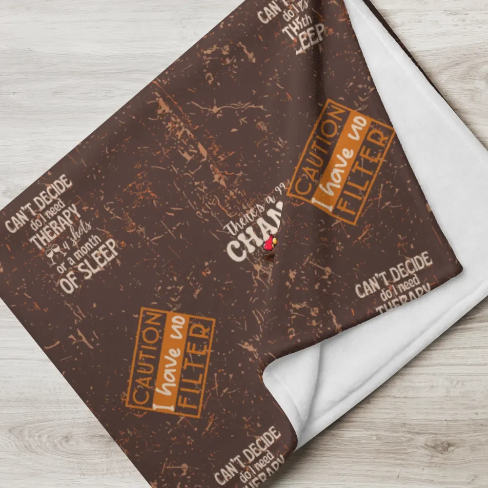 Menopause Funny Sarcastic Quotes Throw Blanket product image (10)