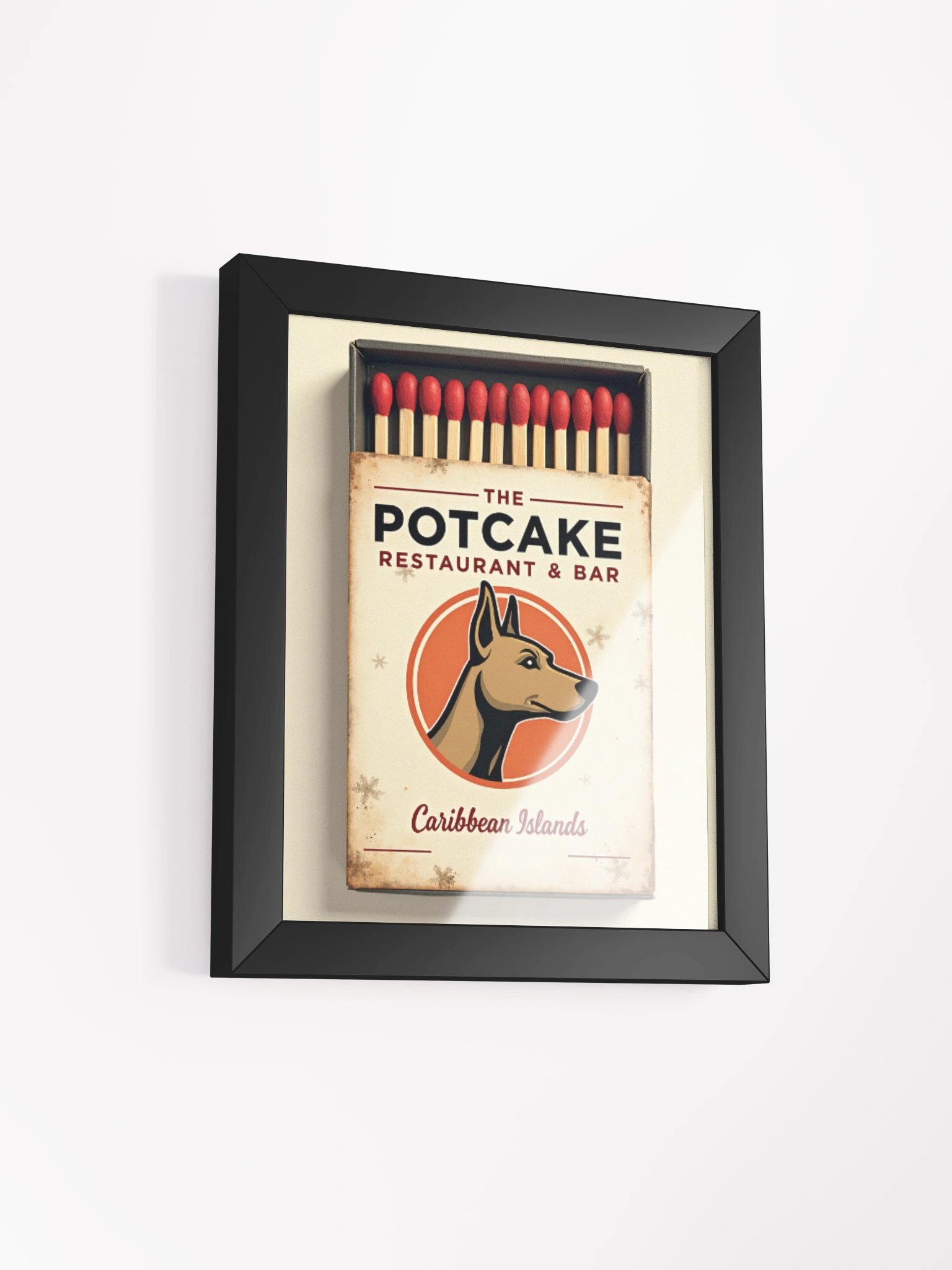 Potcake Matchbox Framed Print product image (9)