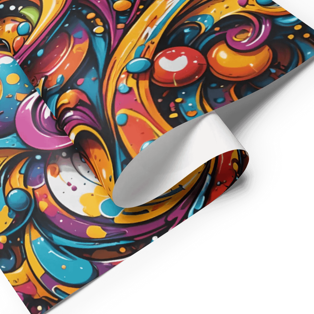 Vibrant Swirls Wrapping Paper Set product image (7)