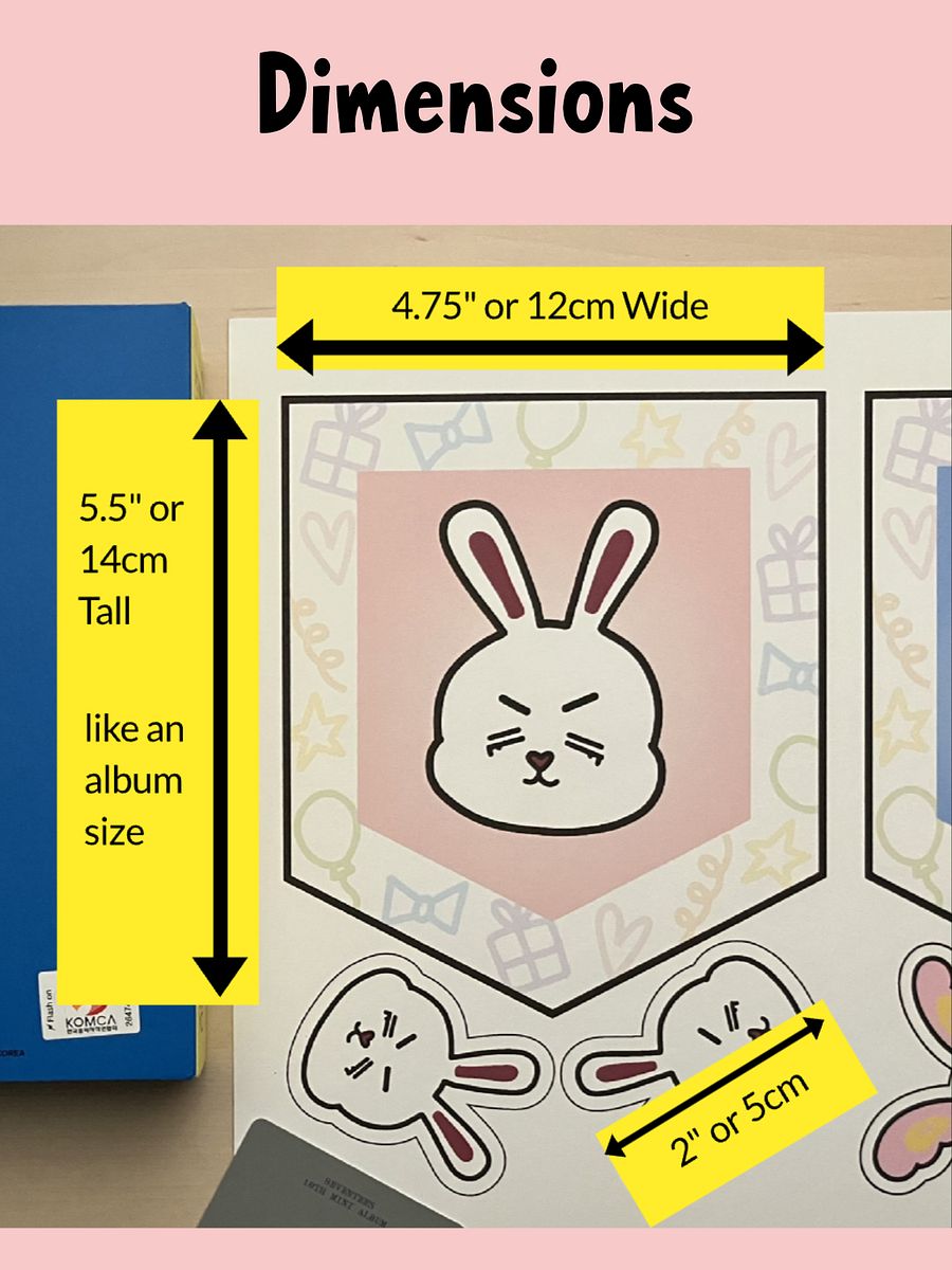 SEVENTEEN k-pop Miniteen Banner & Cupcake Toppers - Printable Garland Bunting product image (4)