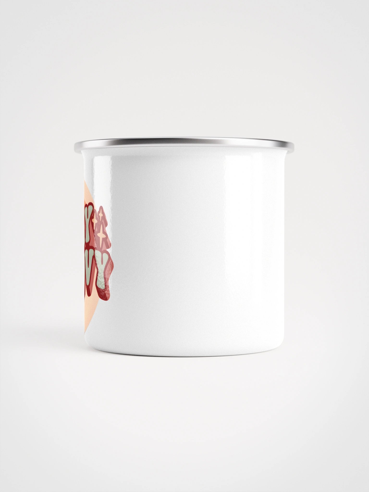 Stay Groovy Enamel Mug - Orange product image (2)