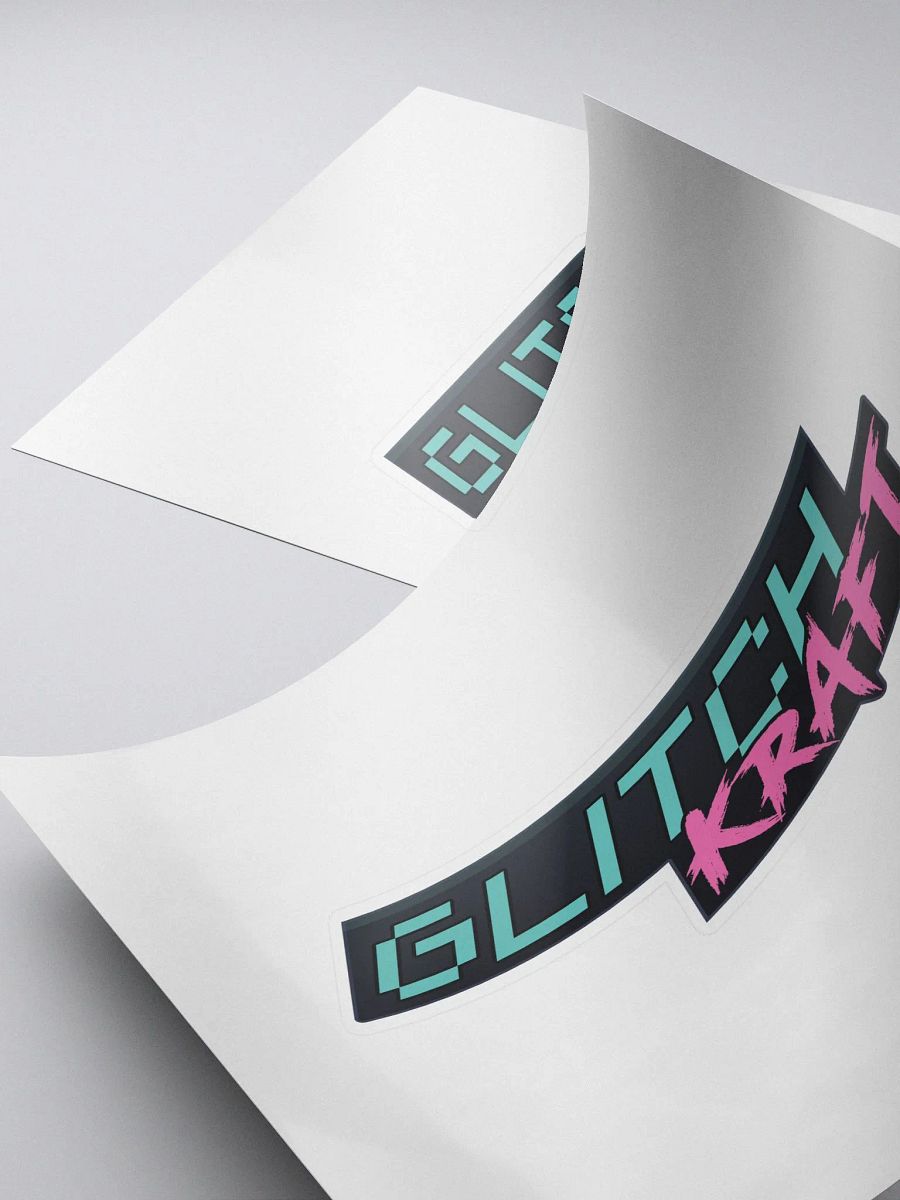 GlitchKraft Logo Sticker product image (4)