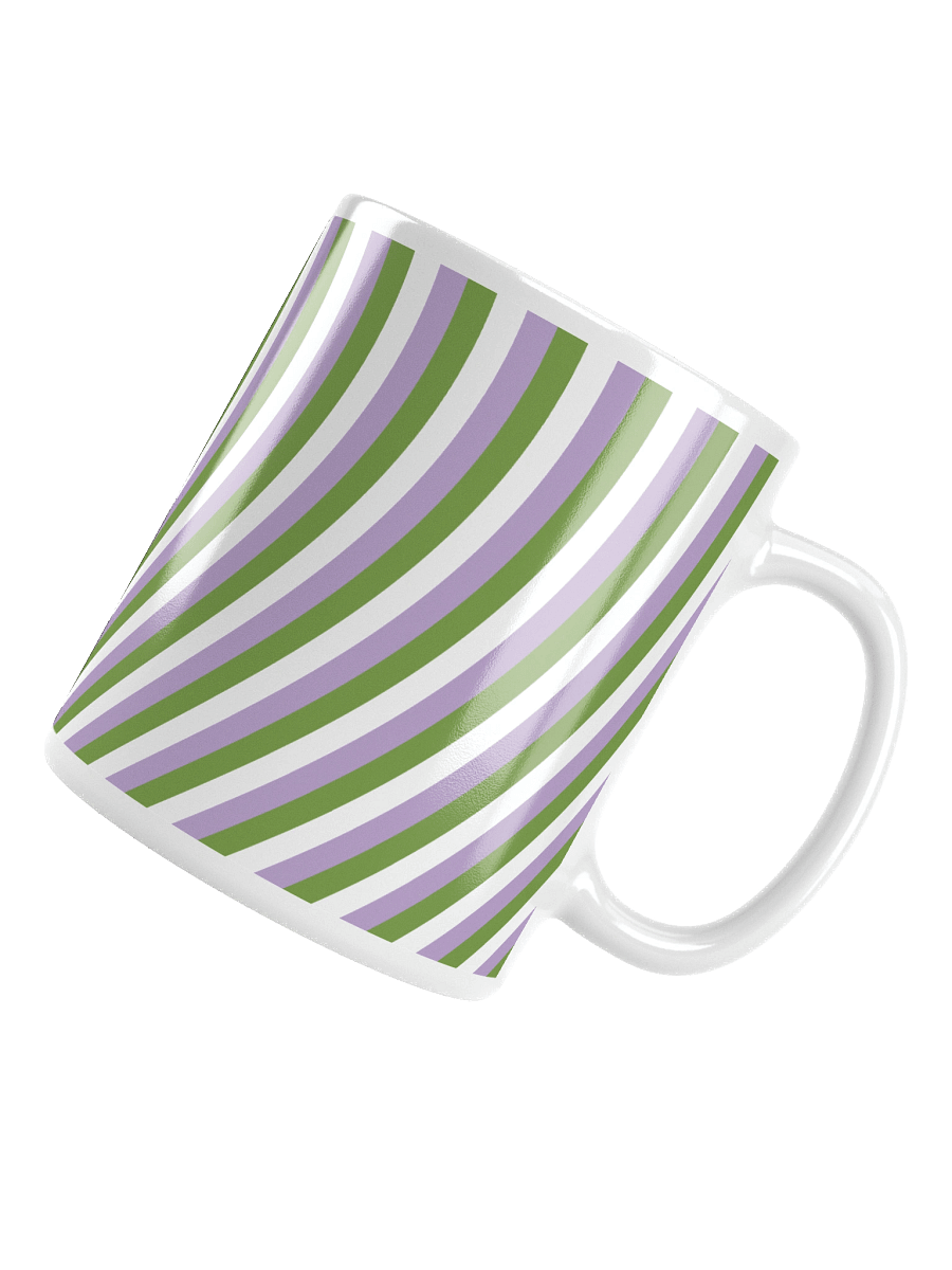 Genderqueer Pride Hearts Mug (Right-handed) product image (5)
