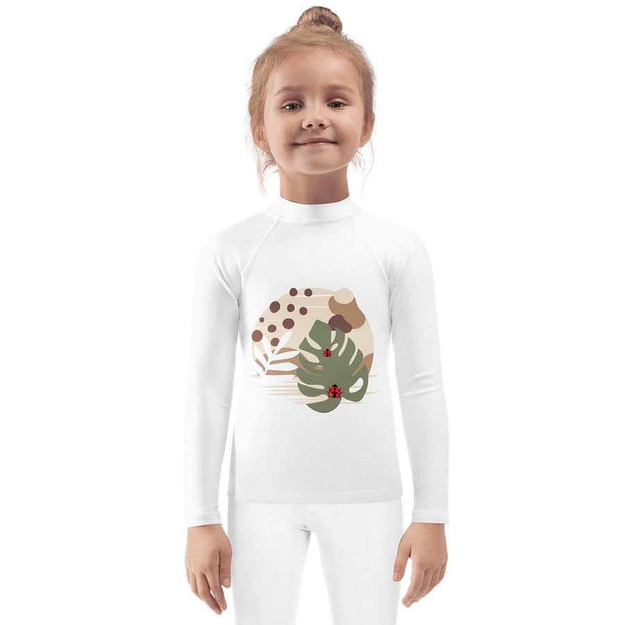 Organic Bug Adventure Kids Rash Guard product image (1)