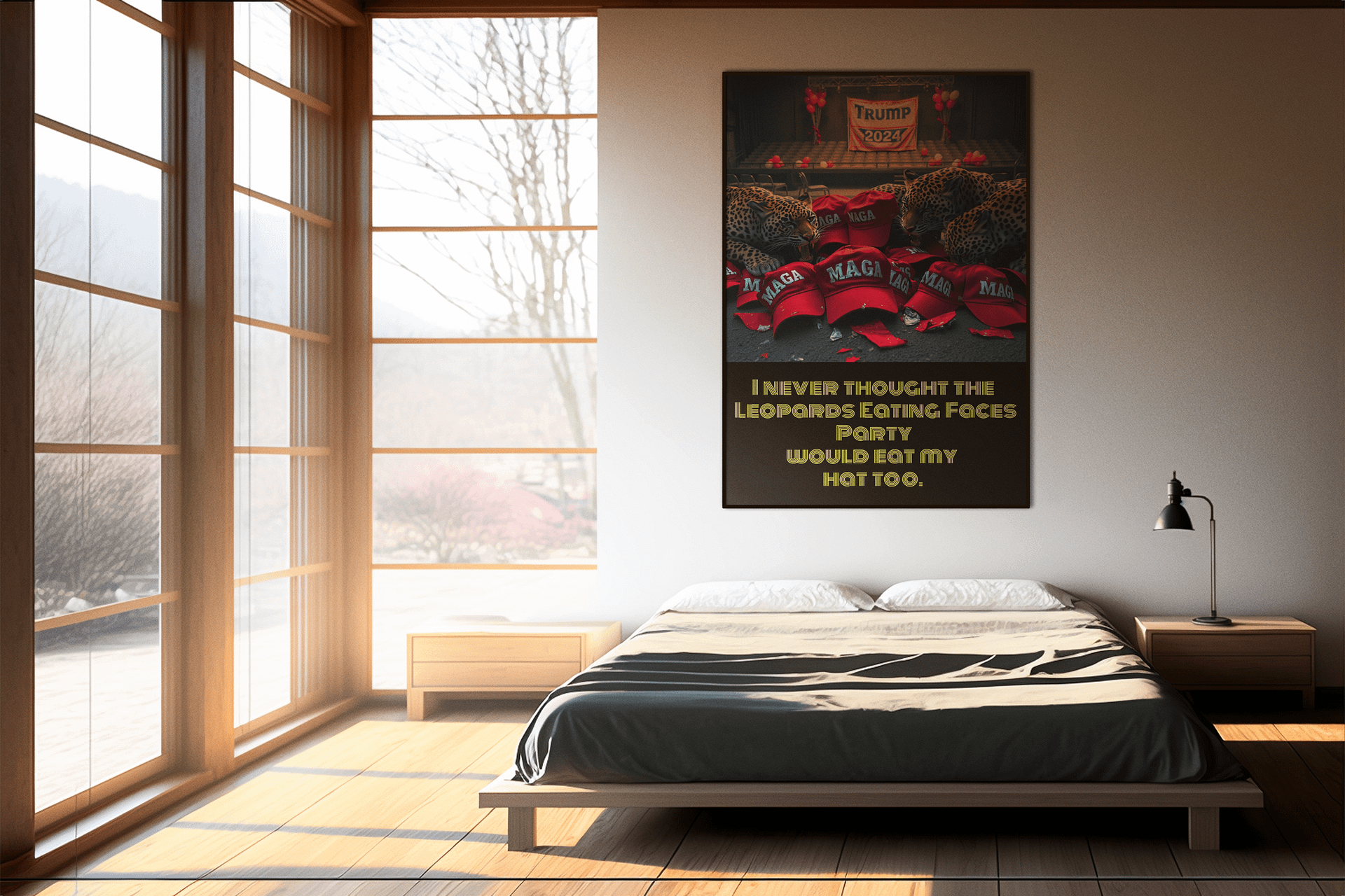 Leopards Ate My MAGA Hat Too - FAFO Poster product image (2)