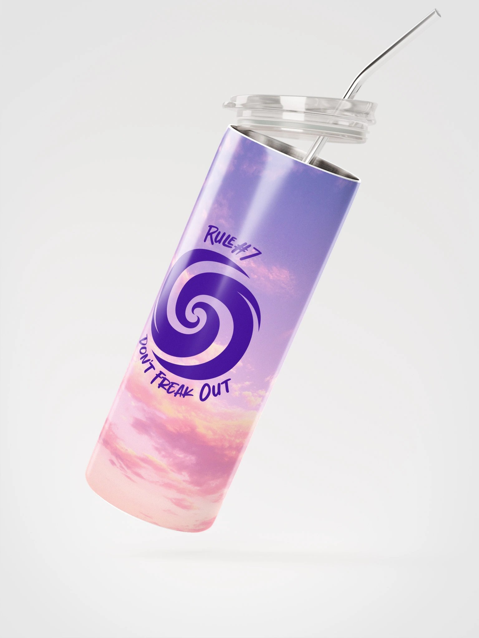 Rule #7 Pink Sky Stainless Steel Tumbler product image (2)