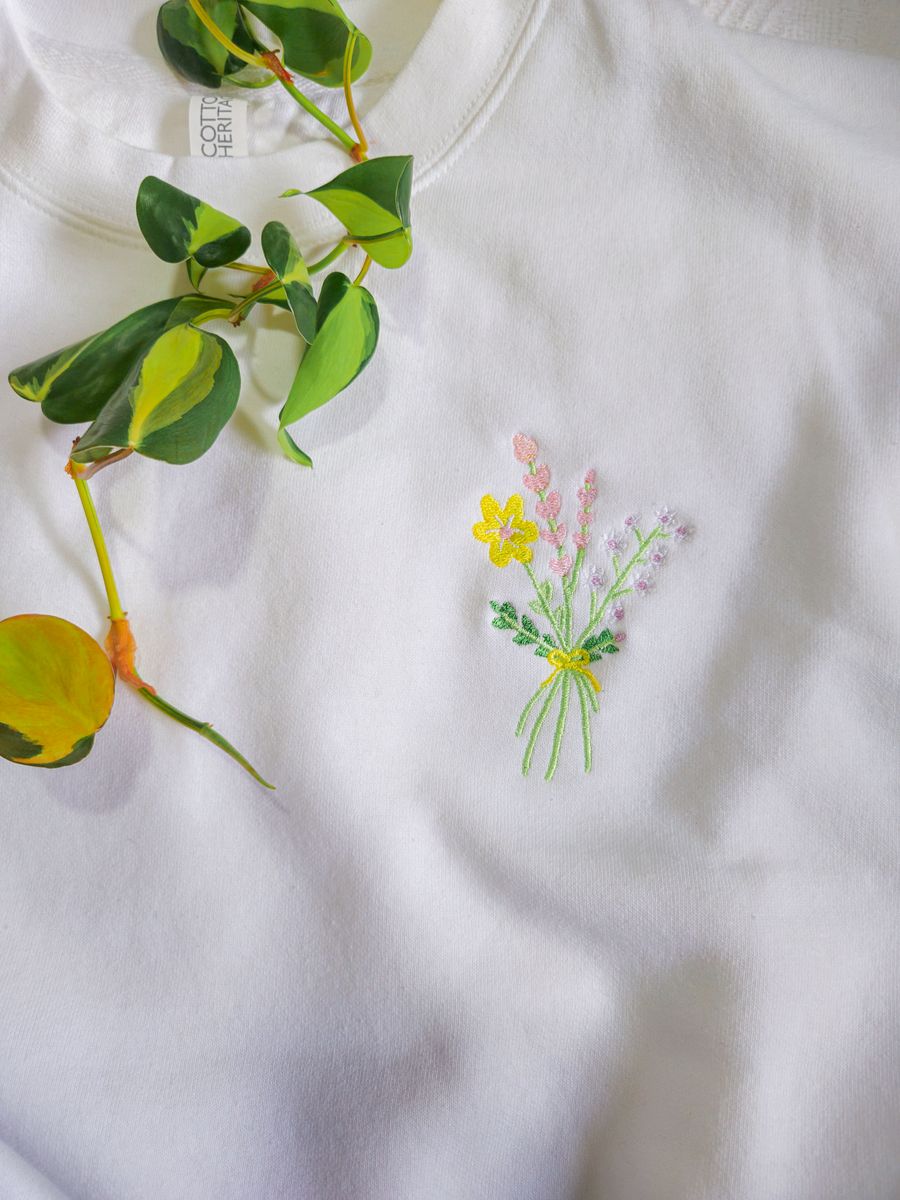Flower Garden Embroidered Sweatshirt product image (3)