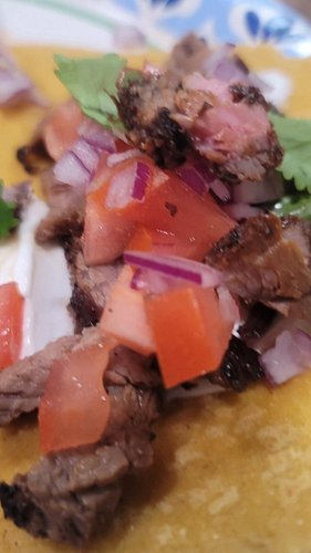 Beef Tacos From the Grill. 
.
.
.
.
#beef
#grill 
#tacos 
#charcoal 
#BBQ 
#babecue