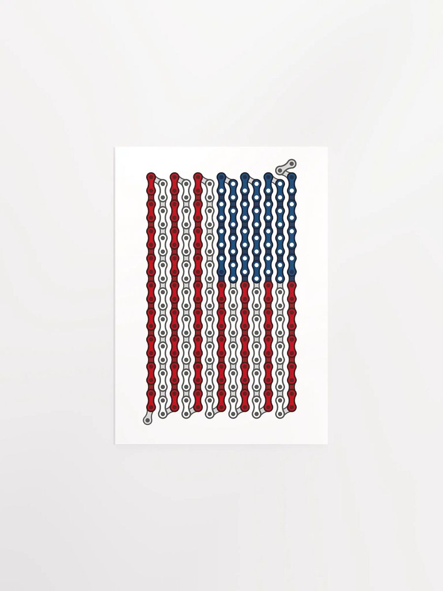 USA 50 States Bike Chain Flag Poster product image (3)