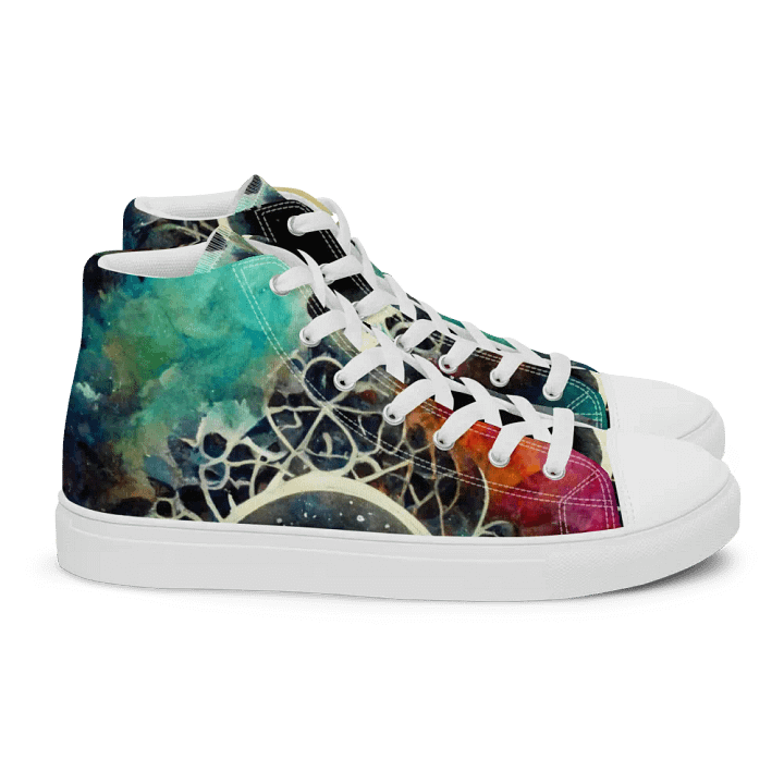 Cosmic Lace High Top Canvas Shoes product image (2)