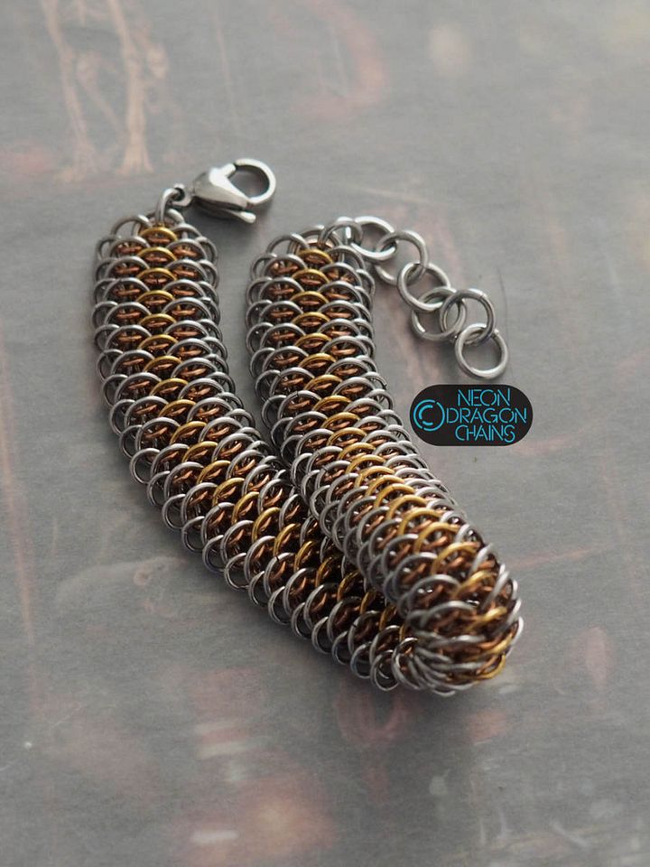Chromander Bracelet / Copper Vertebrae OOAK product image (1)