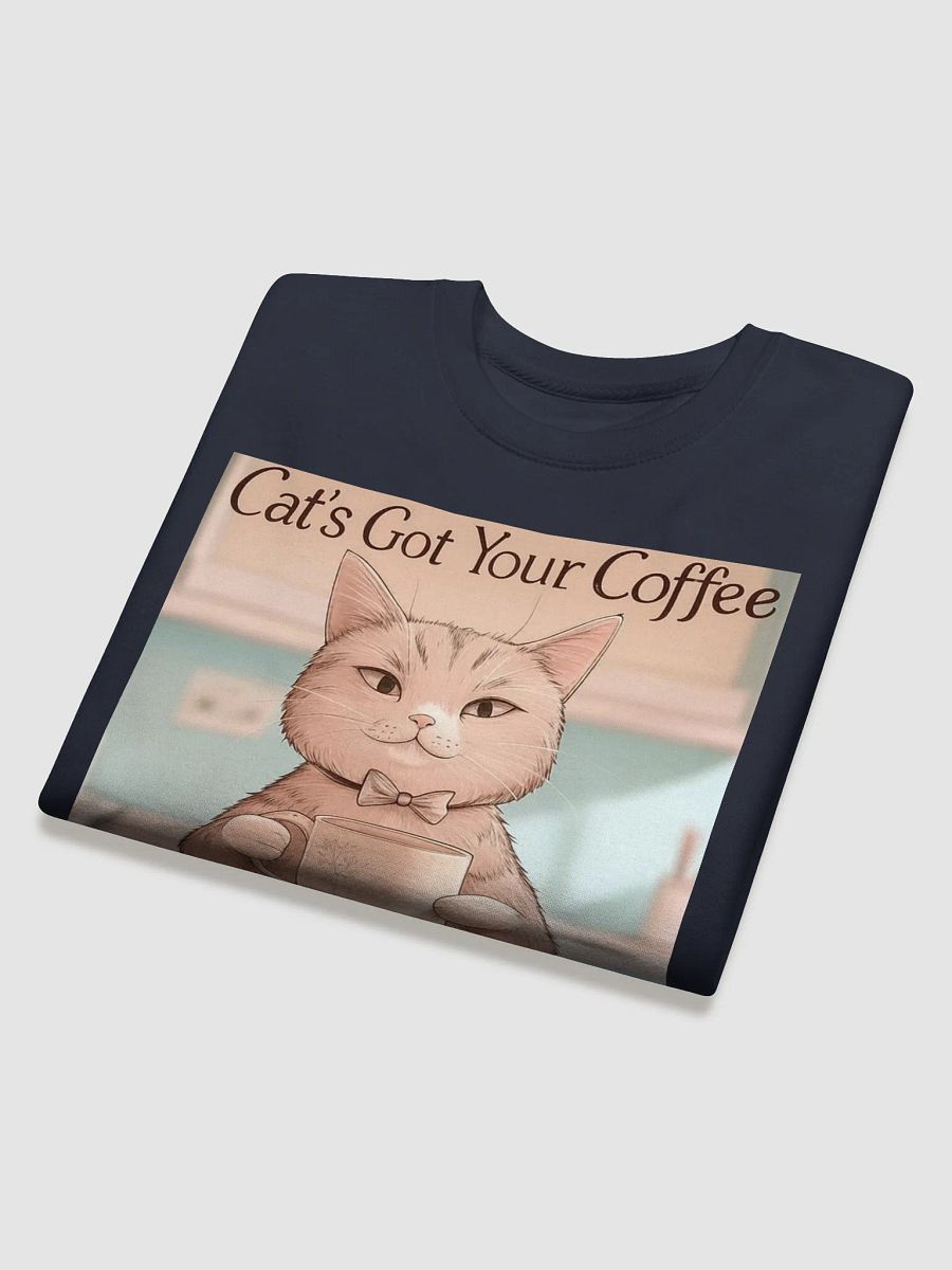 Cat Coffee Charm Premium Sweatshirt product image (34)