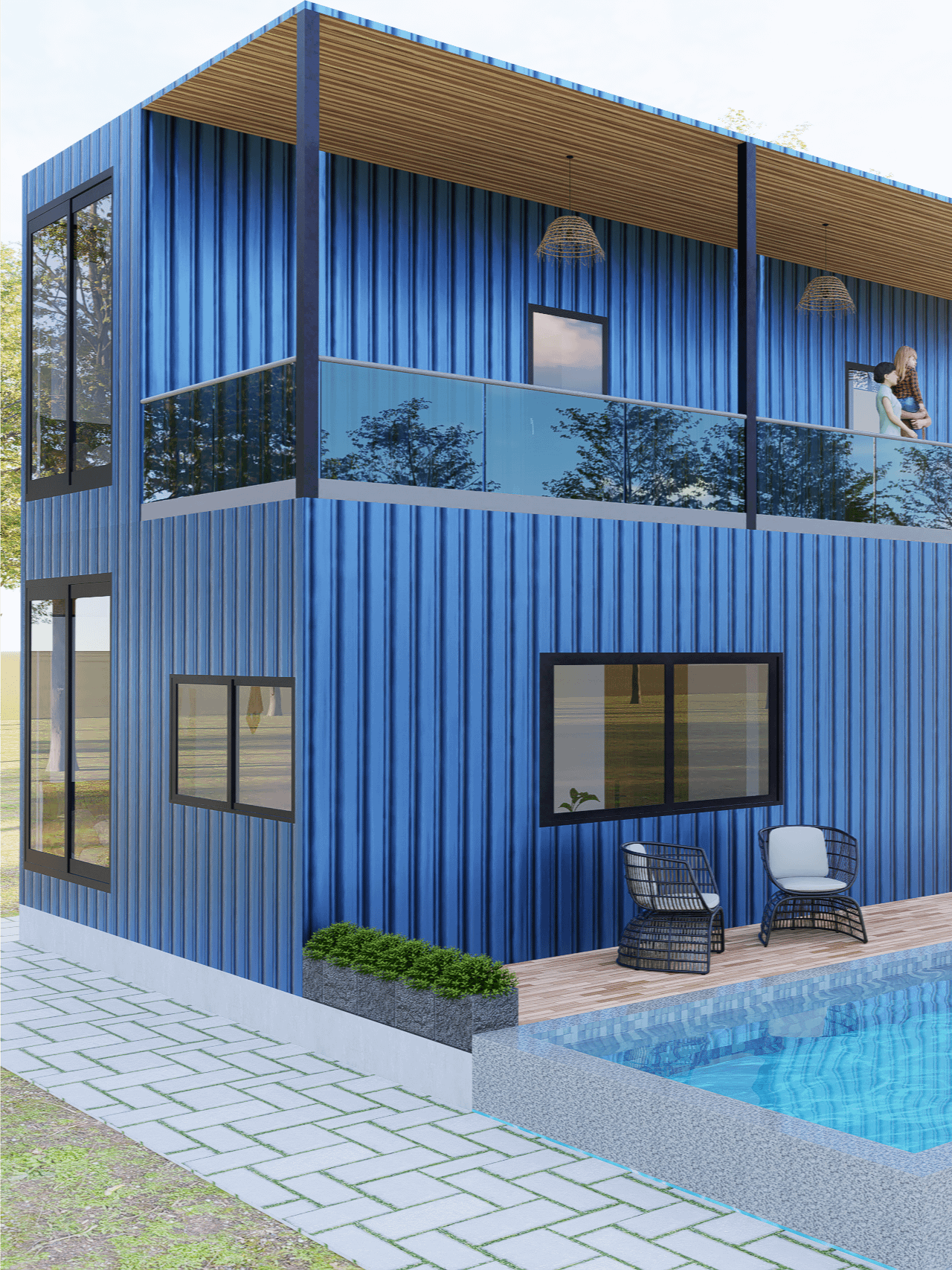 2-Storey 4BHK Container House product image (1)