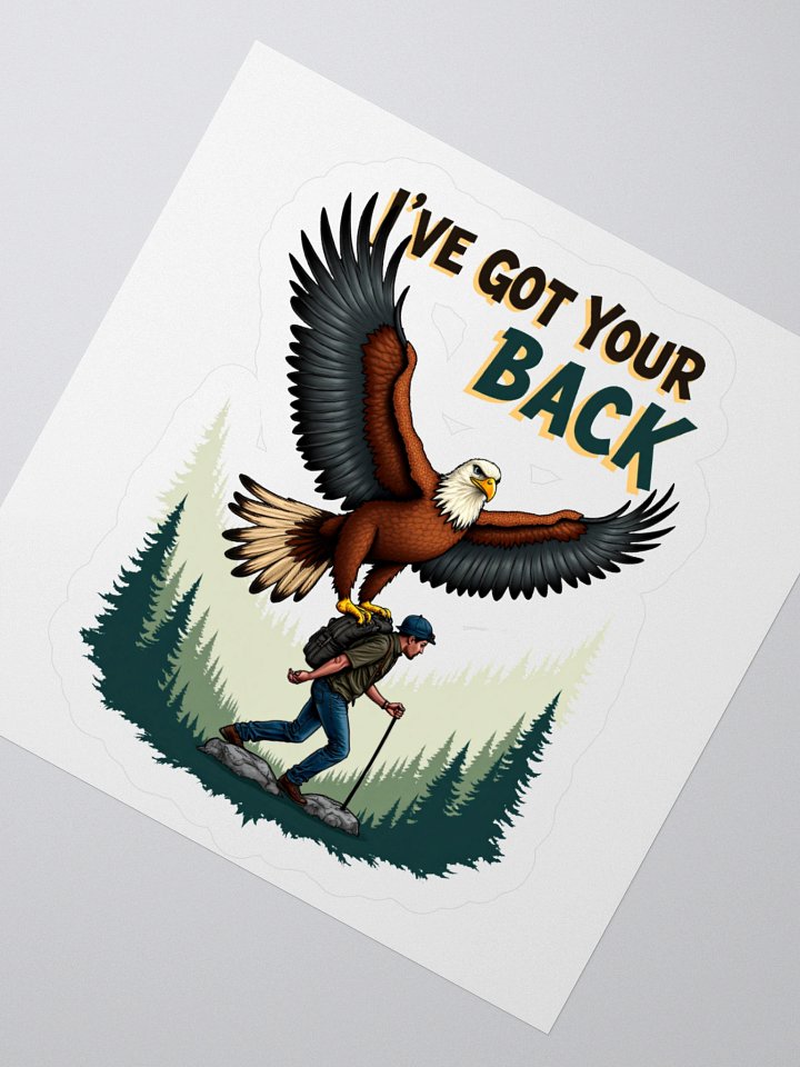 I've Got Your Back Kiss Cut Stickers product image (5)