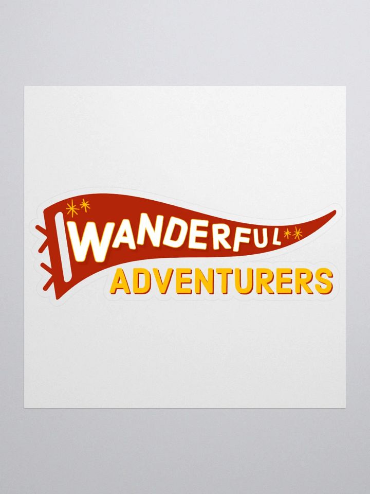 Wanderful Adventurers Logo Sticker product image (1)