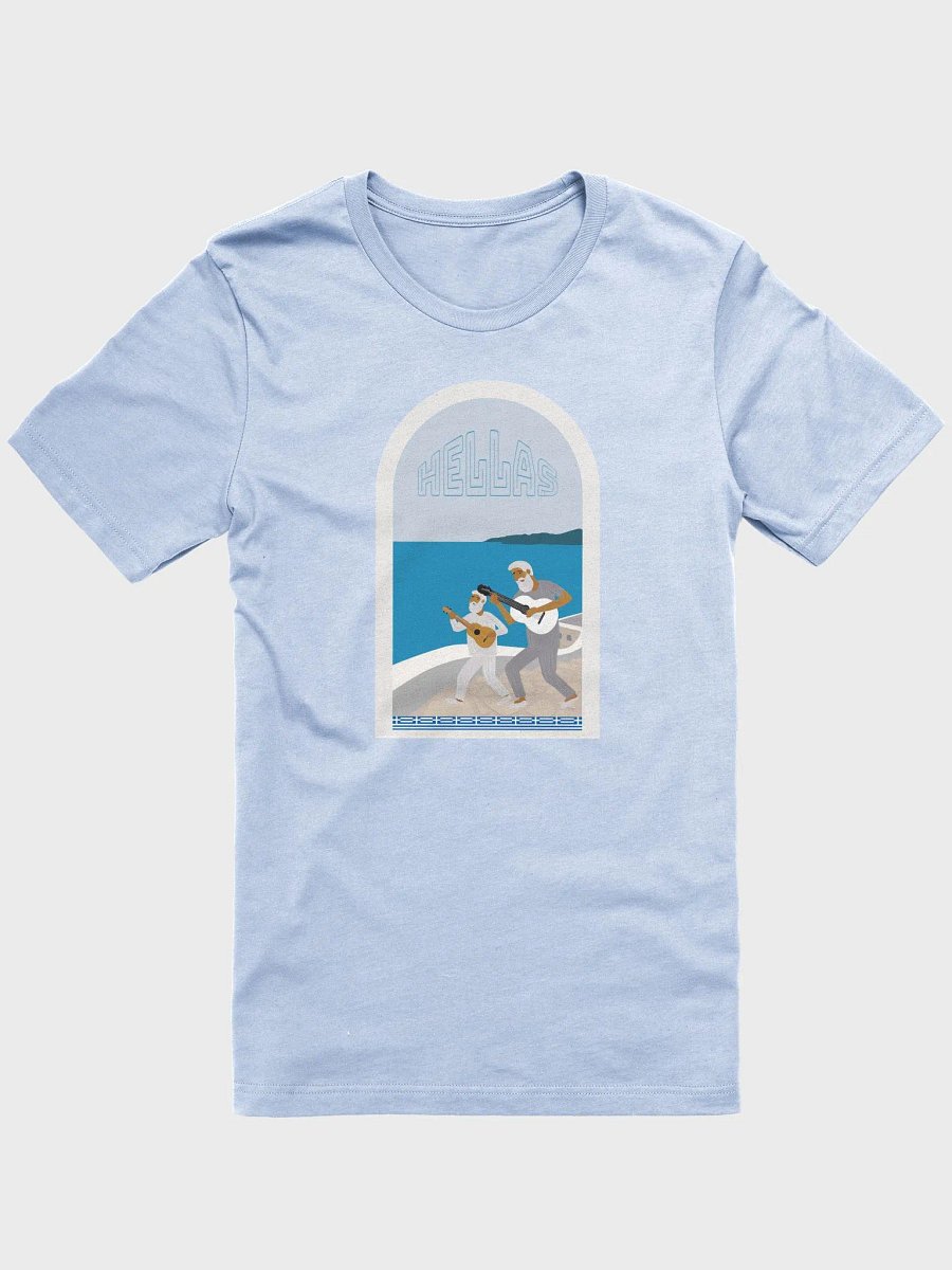 Coastal Serenade Hellenic Graphic T-Shirt product image (1)