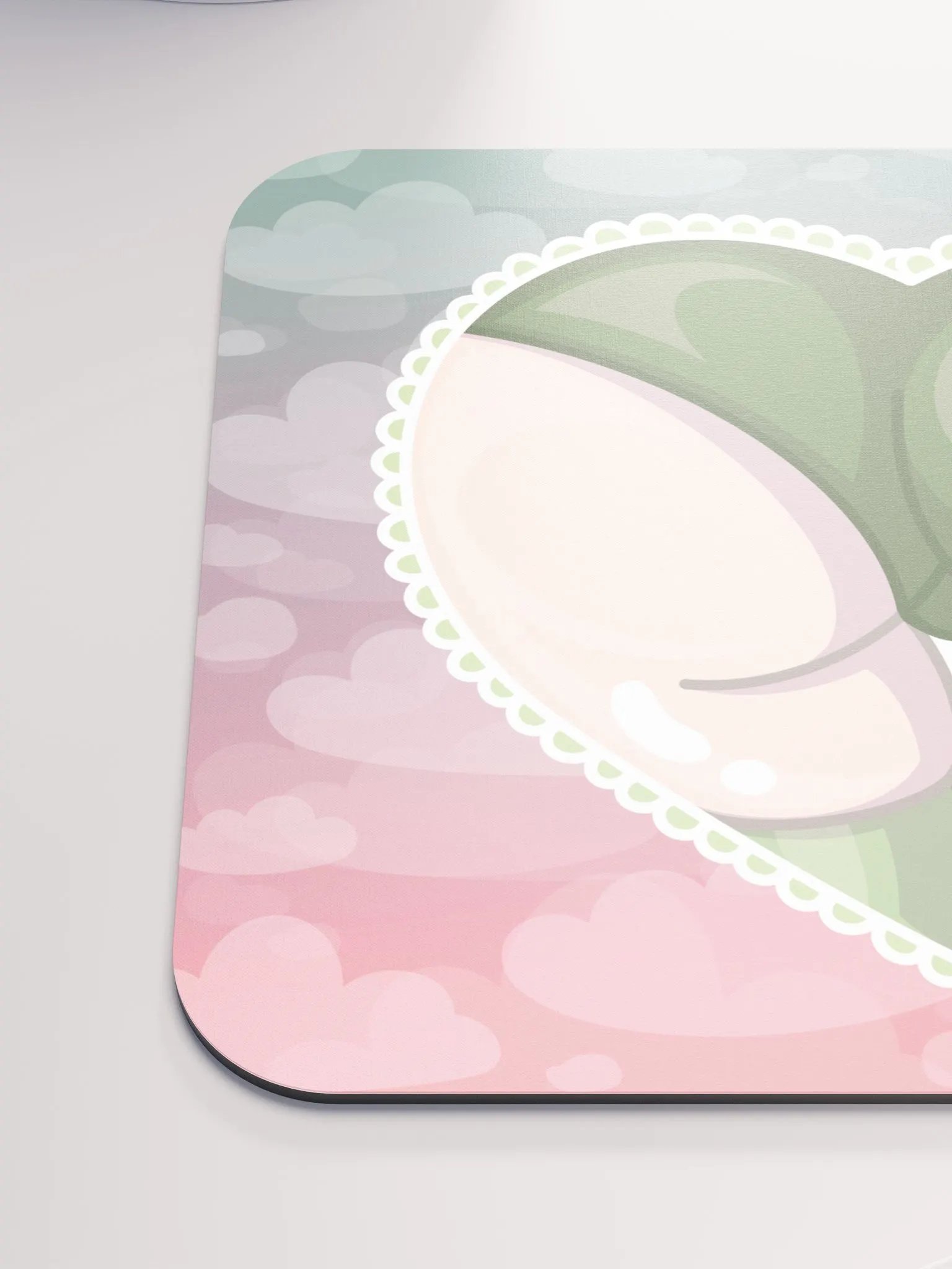 Green Heart Booty Mousepad product image (6)