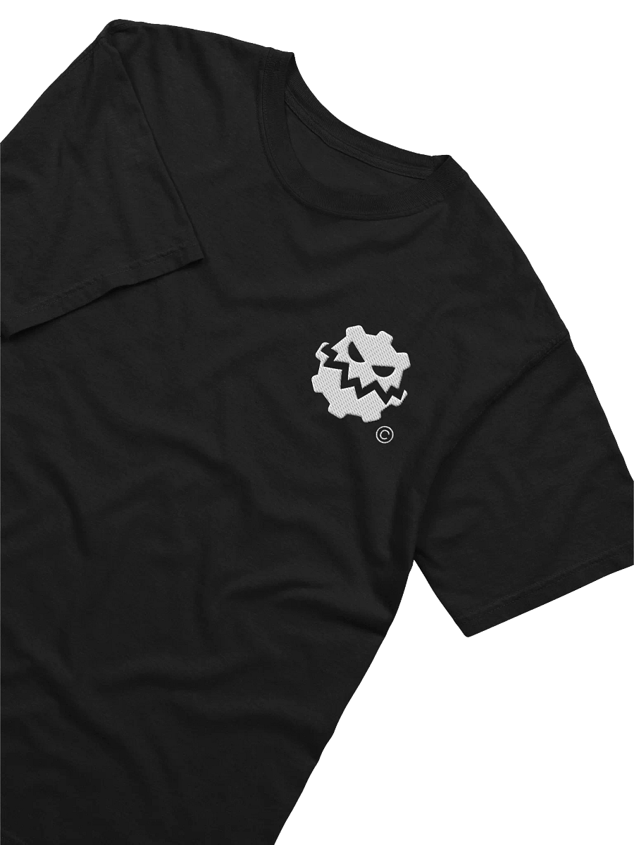 Cog Monster Embroidered White Logo T-Shirt product image (32)