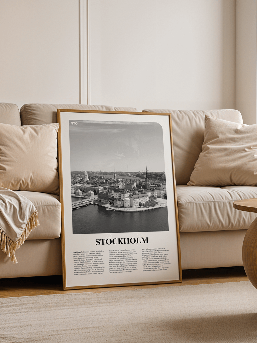 Stockholm 01 Newspaper Poster product image (6)