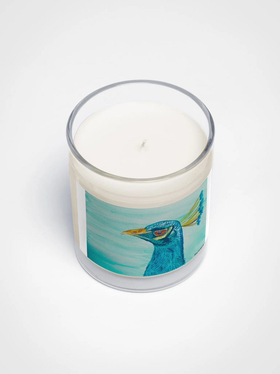 Peacock candle product image (3)