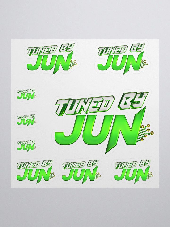 Tuned By Jun Sticker product image (1)
