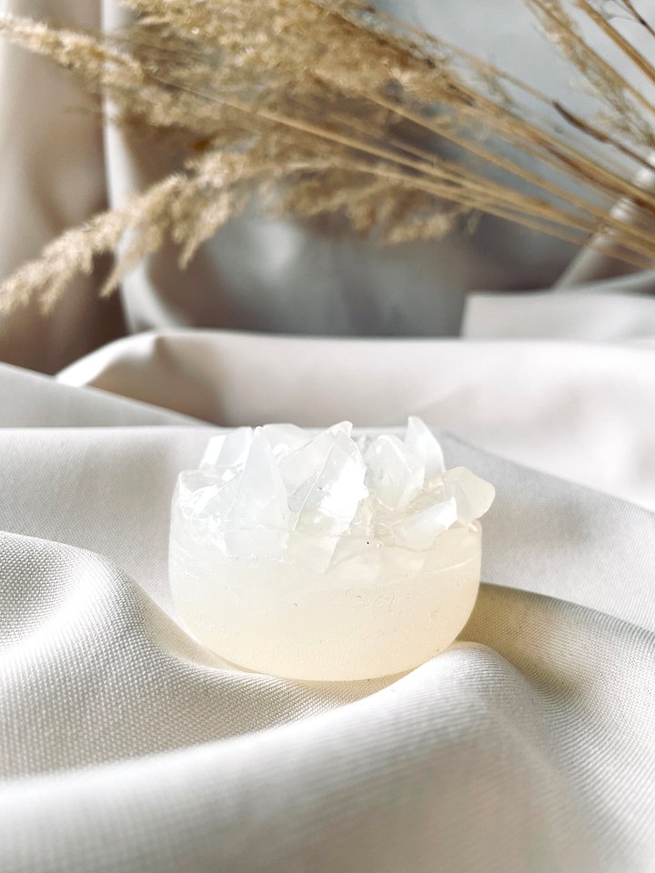 Quartz Bloom — Crystal Soap Disc product image (2)