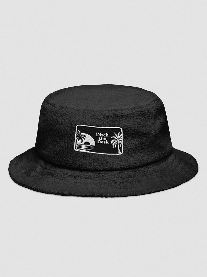 Sunset Escape Terry Cloth Bucket Hat | Ditch the desk product image (2)
