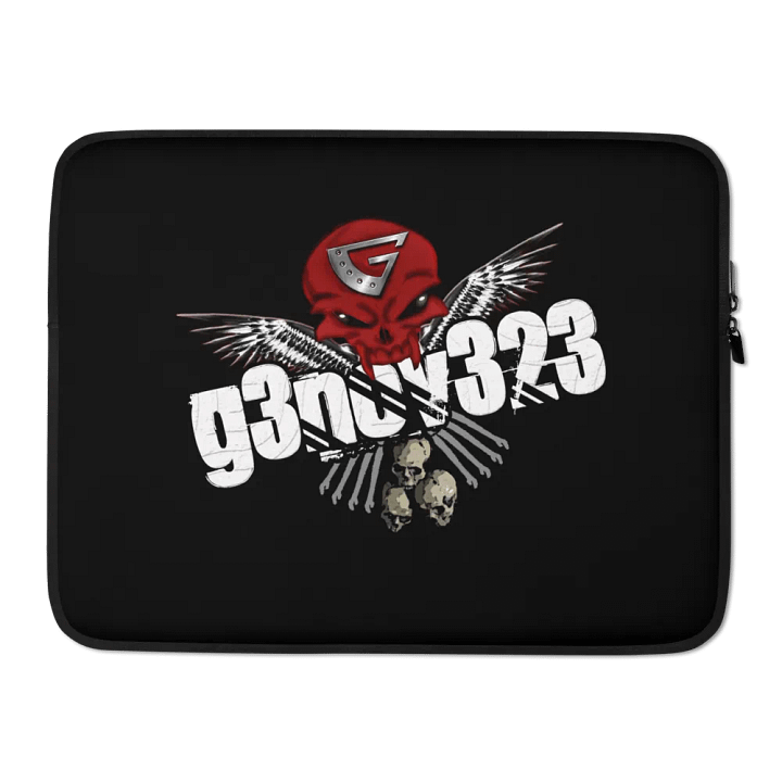 Skull Winged Laptop Sleeve product image (2)