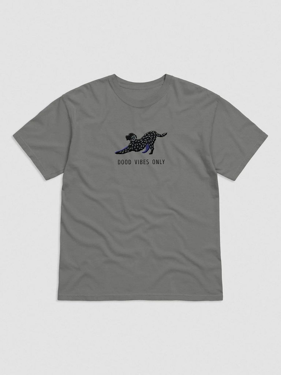 Dood Vibes Only T-Shirt(Embroidered) of a Labradoodle(Black) product image (4)