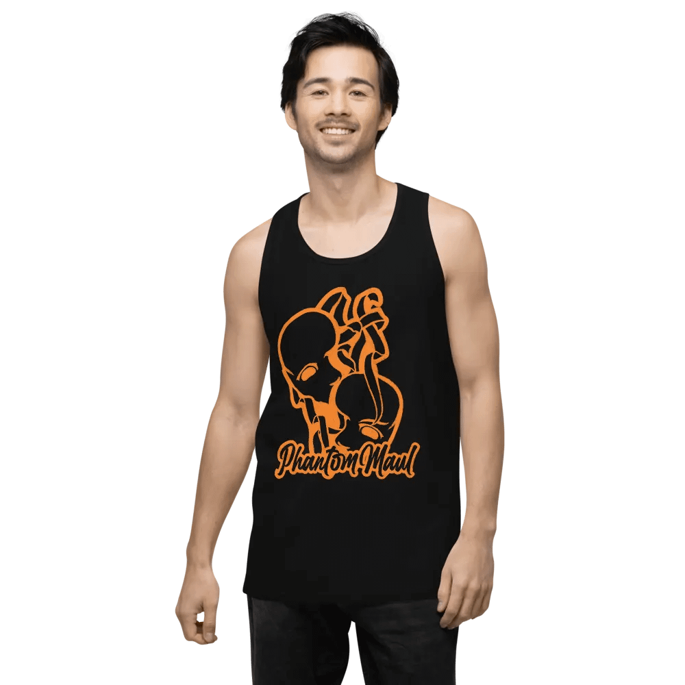 Orange Big Logo Men's Tank Top product image (16)
