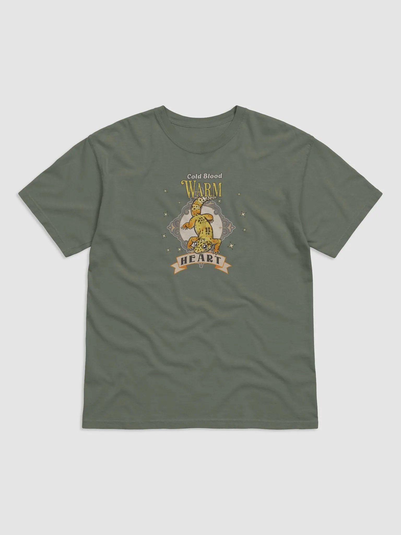 Cold Blood, Warm Heart Leopard Gecko Shirt product image (2)