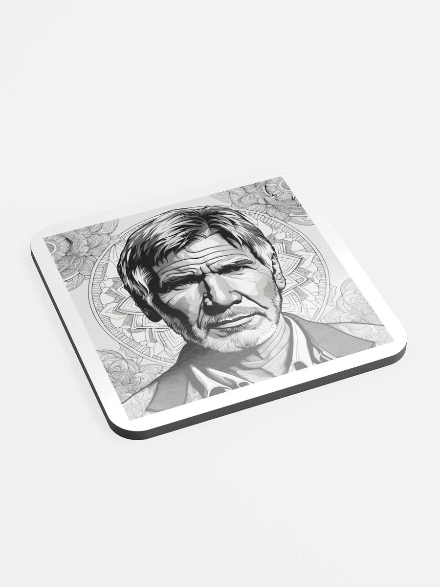 Mandala Man Glossed Cork Coaster product image (2)