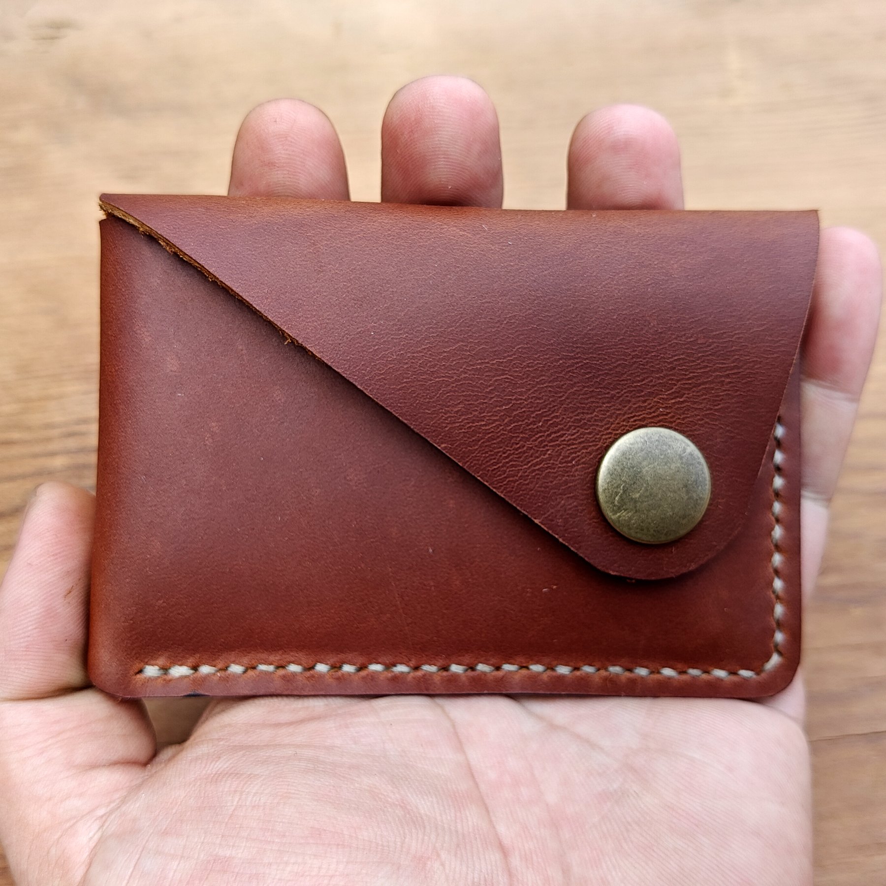 MEEBOY Handmade Leather Business Card Holder, Credit Card Wallet for Men and Women product image (9)