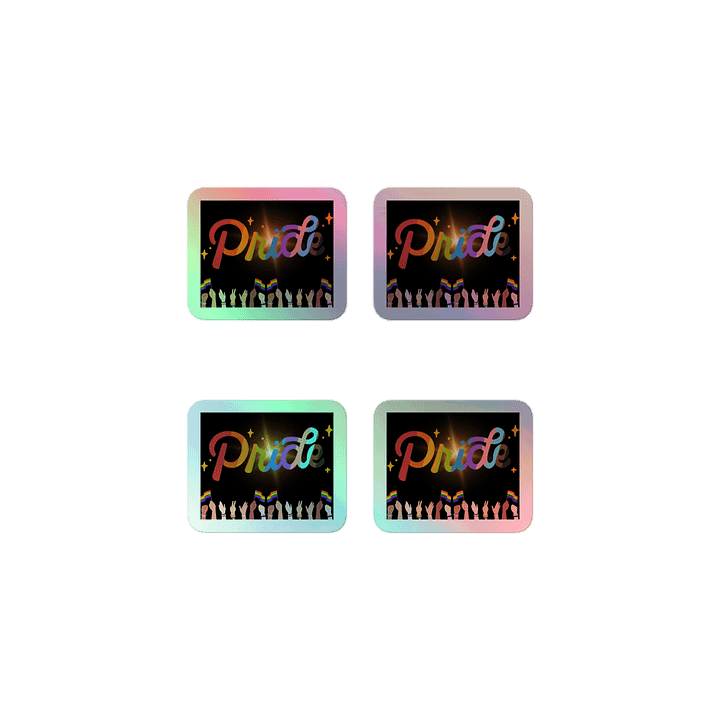 LGBTQIAP2S+ 2025, Pride Glow, Holo Sticker Pack product image (1)