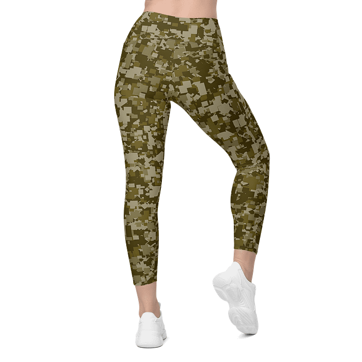 WhamBlam Camo All-Over Leggings with Pockets product image (2)