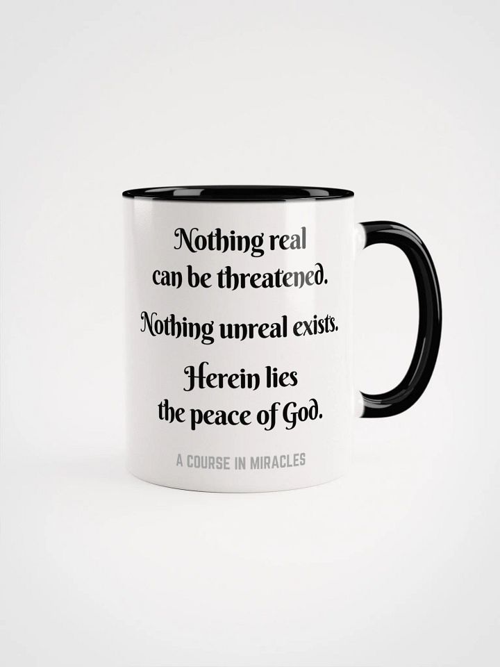 Nothing real can be threatened - ACIM Inspirational Mug product image (9)