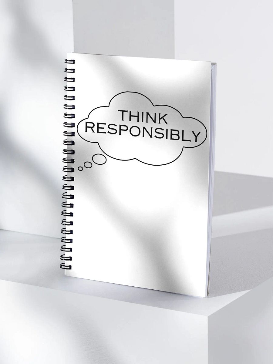 Think Responsibly - Notebook product image (4)